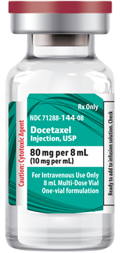 Docetaxel Injection, USP 80 mg per 8 mL